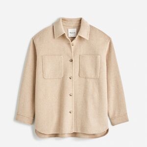 Madewell Double-Faced Long Shirt Jacket - Size XL